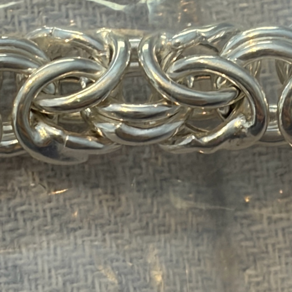 Miabella Sterling Silver Italian Chain Bracelet - Picture 4 of 4